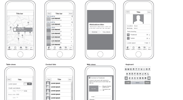 Illustrator template for iPhone design