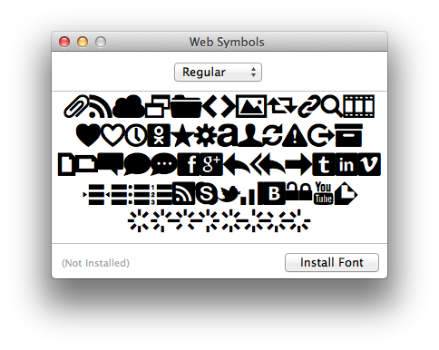 Как установить шрифт в MacOS